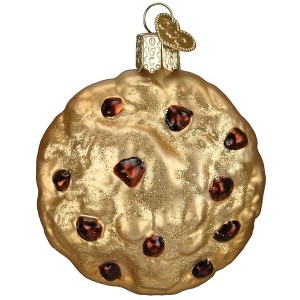 Old World Christmas Blown Glass Ornament for Christmas Tree, Chocolate Chip Cookie - 1 of 4