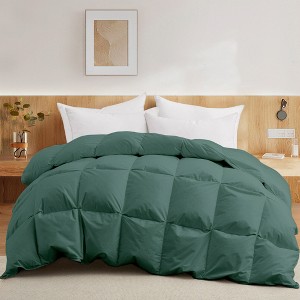 Peace Nest All Season White Goose Feather and Down Comforter with Soft Cotton Cover - 1 of 4