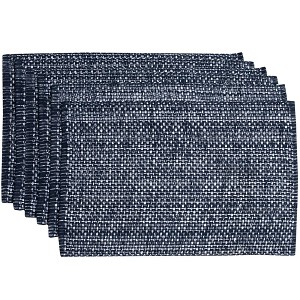 Two Tone Cotton Woven 13x19 Placemat Sets by Sweet Home Collection® - 1 of 4