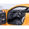 Ford Mustang Shelby GT500 Cyber Orange Metallic with Black Stripes 1/18 Model Car by Autoart - 4 of 4