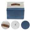 Unique Bargains Foldable Two-color Laundry Basket 11.02"x11.02"x11.02" 1 Pc - 4 of 4