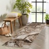 Washable Area Rug, Modern Abstract Living Room Rug with Non-Slip Backing & Short Pile, Bedroom and Dinning Room, - 4 of 4