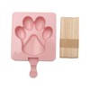 Unique Bargains Popsicles Mould Bears Paw Shape Comes with 20 Stick Hand Washable 3.74"x5.71" 1 Pc - 3 of 4