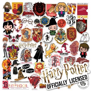 Harry Potter Gryffindor Theme Sticker Pack Die Cut Vinyl Large Deluxe Stickers Variety Pack - 1 of 4