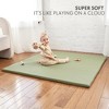 Stylish Padded Baby Play Mat - Extra Thick & Soft Vegan Leather Floor Mat for Safe Play - Beautiful Design Fits Any Playroom for Boys or Girls - 2 of 4