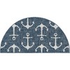 Unique Loom Outdoor Coastal Ahoy Solid Print Woven Area Rug - 2 of 4