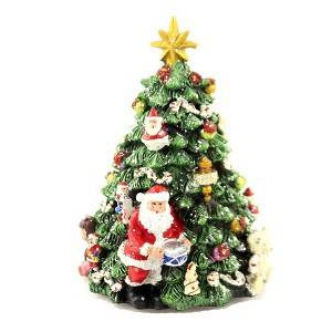 6.5 Inch Music Box Christmas Tree Jimgle Bells Figurines - 1 of 3