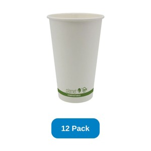 Planet+ 16 oz Compostable Hot Cup PLA Lined SFI Paper - Pack of 12 - 1 of 3