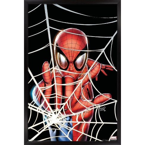 Trends International Marvel Comics - Spider-man - Web Framed Wall Poster  Prints : Target