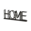 Cheung's Colma Black Metal Home Table Sign - 3 of 4