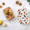 Cook With Color 6pc Halloween Rectangular Food Storage Container Set - 3 of 4
