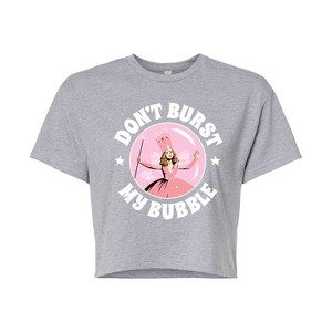 Women's - Wizard of Oz - Don't Burst My Bubble Cropped Graphic T-Shirt - 1 of 4