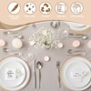 Unique Bargains Woven Braided Washable Decorative Round Placemat 8 Pcs - 3 of 4