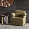 Swivel Accent Chair with 360 Degree Rotation,Upholstered Lounge Chair with Metal Legs,Modern Accent Chair for Living Room-Cuddlewood - 2 of 4