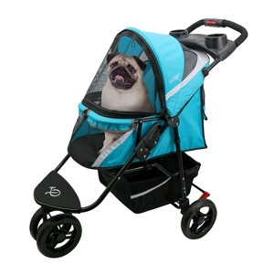 Petique Revolutionary Stroller, Dog Cart for Small to Medium Size Pets, Ventilated Pet Jogger for Cats & Dogs - 1 of 2