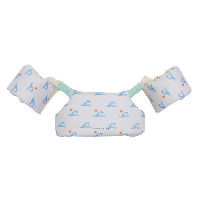 Sunnylife Kids Floatie Jacket 4-6 - Sid Seagull - Swim Vest w/ Armbands