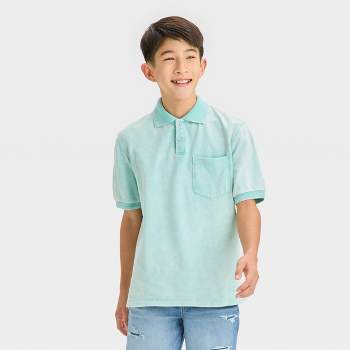 Boys' Short Sleeve Washed Polo Shirt - art class™
