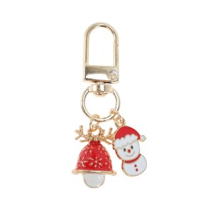 Unique Bargains Christmas Keychain Lobster Clasp Zinc Alloy 2.17" 1 Pc - 1 of 4