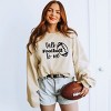 Simply Sage Market Women's Graphic Sweatshirt Talk Football To Me Ball - 2 of 4