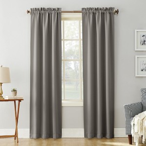 Sun Zero Blackout Kenneth Energy Saving Rod Pocket Curtain Panel - 1 of 4