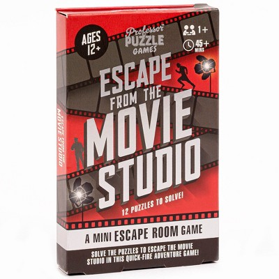 Professor Puzzle Escape From The Movie Studio-12 Puzzles, Journalist Adventure