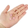 Unique Bargains Cute Flower Women Gifts Pendant Keychain for Purse Decor - 3 of 4
