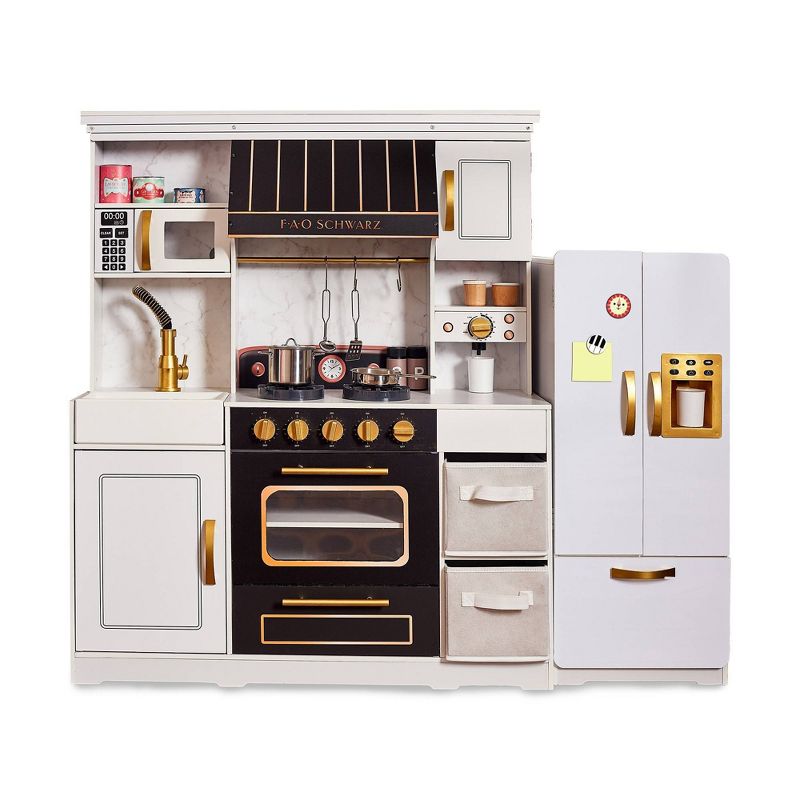 FAO Schwarz Ultimate Play Kitchen with Refrigerator and 20 Accessories, 1 of 9