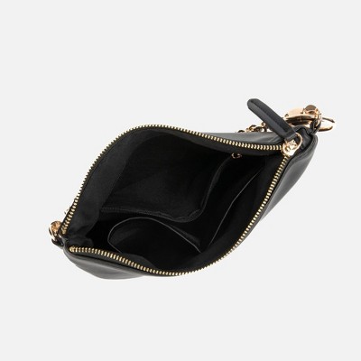 MKF Collection Brigitte Women’s Shoulder Hobo Bag – Faux Leather, Chain Strap, Tassel Detail by Mia K — фото 5