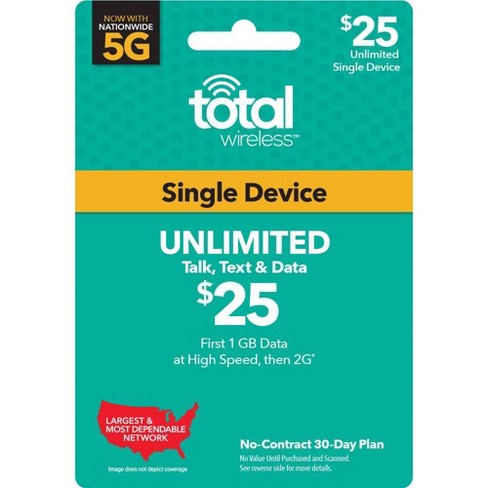 Total Wireless Unlimited 30-Day Plan (Email Delivery) - image 1 of 4
