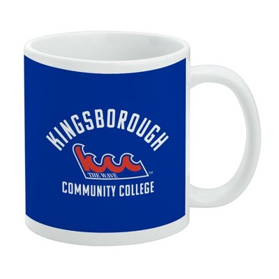 Kingsborough Community College the Wave Logo Ceramic Coffee Mug Novelty Gift Mugs for Coffee Tea and Hot Drinks 11oz White