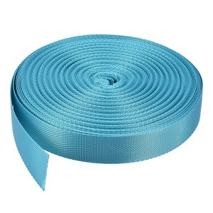 Unique Bargains Flexible Thick Outdoor Tight Weave Flat Nylon Webbing Strap Lake Blue - 1 of 3