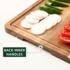 XL Cutting Board, 18x12 Acacia Wooden Cutting Board for Kitchen, Edge Grain Wood Chopping Board - 4 of 4