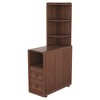 Dexmalle Tall Side Table with Open Shelves for Bedroom and Corner - 2 of 4