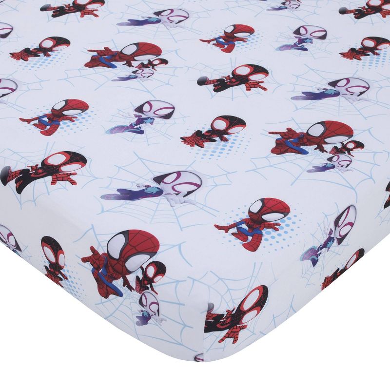 4pc Toddler Spidey and His Amazing Friends Reversible Bed Set, 3 of 9