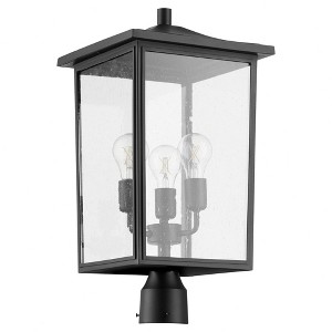 Quorum Lighting Riverside Outdoor Pendant, 3 Lights, Noir Finish - 1 of 1