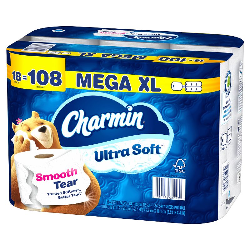Charmin Ultra Soft Toilet Paper, 3 of 17