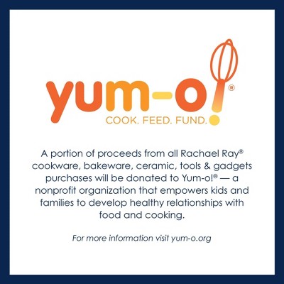 Rachael Ray Red 10-Piece Nonstick Aluminum Cookware Set