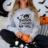 Simply Sage Market Women's Graphic Sweatshirt Horror Movies and Chill - 2 of 4