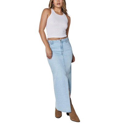 Women's Mateo Maxi Denim Skirt - Unpublished