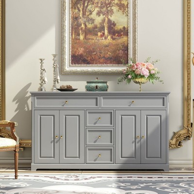 FUFU&GAGA Versatile Storage Cabinet Lacquered Buffet Sideboard Dresser