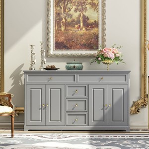 FUFU&GAGA Versatile Storage Cabinet Lacquered Buffet Sideboard Dresser - 1 of 4