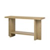NicBex Vintage-Inspired Ash Veneer Consolen Table with T-Leg Design,2-Tier Narrow Entryway Table for Living Room,Hallway - 3 of 4