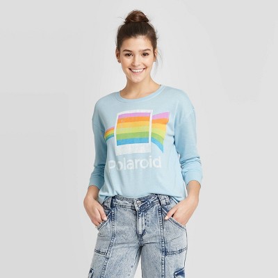 polaroid crew neck sweater