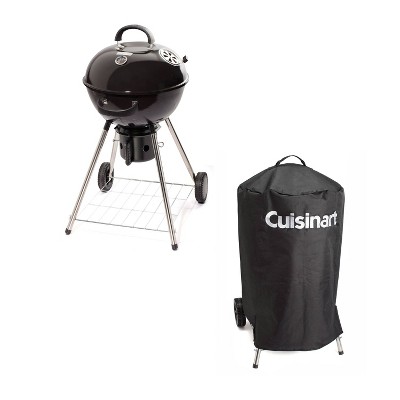 Cuisinart CGB-046 18" Kettle Charcoal Grill Bundle with Grill Cover