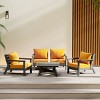 WestinTrends Avalon Outdoor 5-Piece Modular Sectional Patio Furniture Sofa Set - 2 of 4