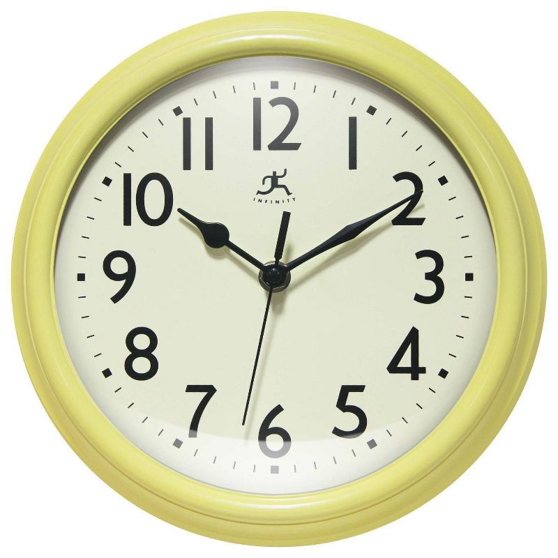 9.5" Nostalgic Plastic Clock - Infinity Instruments, 1 of 7