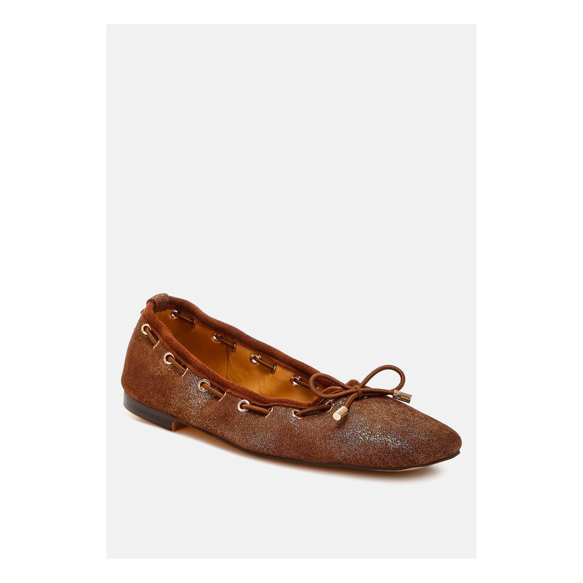 Обувь Rag & Co Womens Darlow Drawstring Bow Ballerinas 8 — фото 2