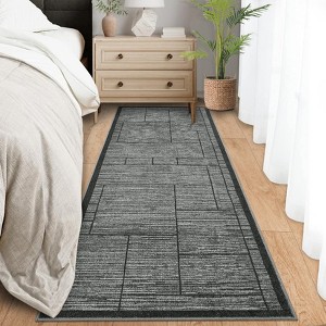 Garvee Modern Geometric Area Rug Indoor Area Rugs for Living Room Bedroom Soft Washable Accent Rug Home Decor - 1 of 4