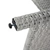 XINGHANZHENXUAN Gray 5-Piece Outdoor Patio Rattan Sofa Set, Wicker Sectional Garden Furniture for Backyard, Poolside - 4 of 4