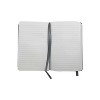 JAM Paper Professional Notebooks 5.8" x 8.3" Wide Ruled 70 Sheets Gray/Silver (340528858) - 3 of 3